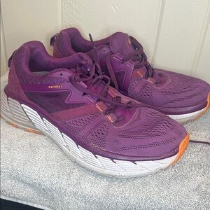 Hoka One One Womens Gaviota 2 1099630 GJBM Pink Running Shoes Sneakers Size 9.5